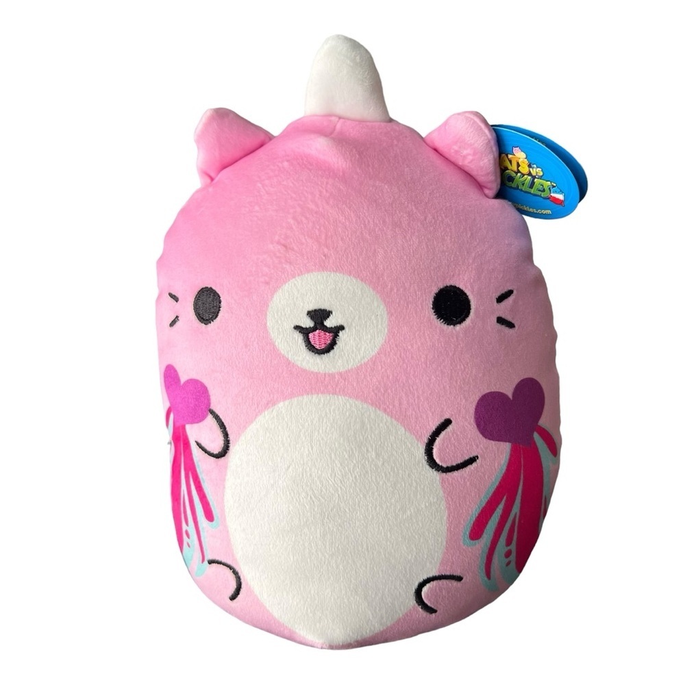 Cats Vs Pickles Jumbo‎ Unicorn Plush Stuffed Animal Toy Multicolor 8 inch